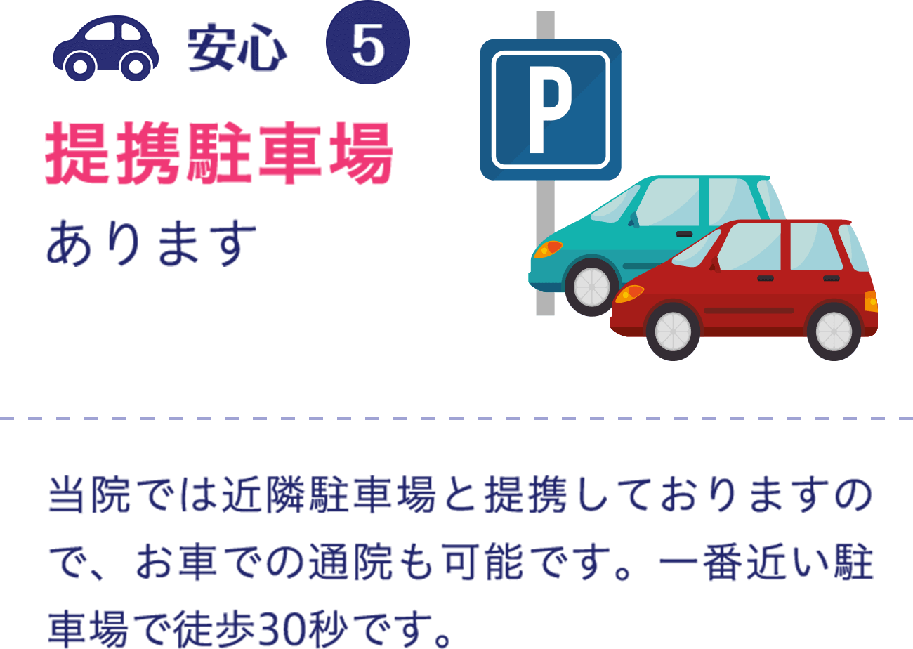 提携駐車場あります